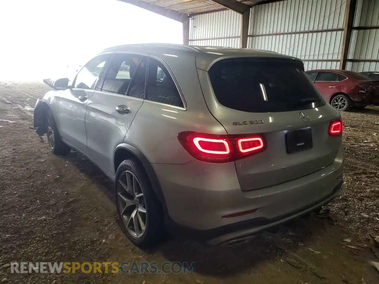 3 Photograph of a damaged car W1N0G8DB9MF942923 MERCEDES-BENZ GLC-CLASS 2021