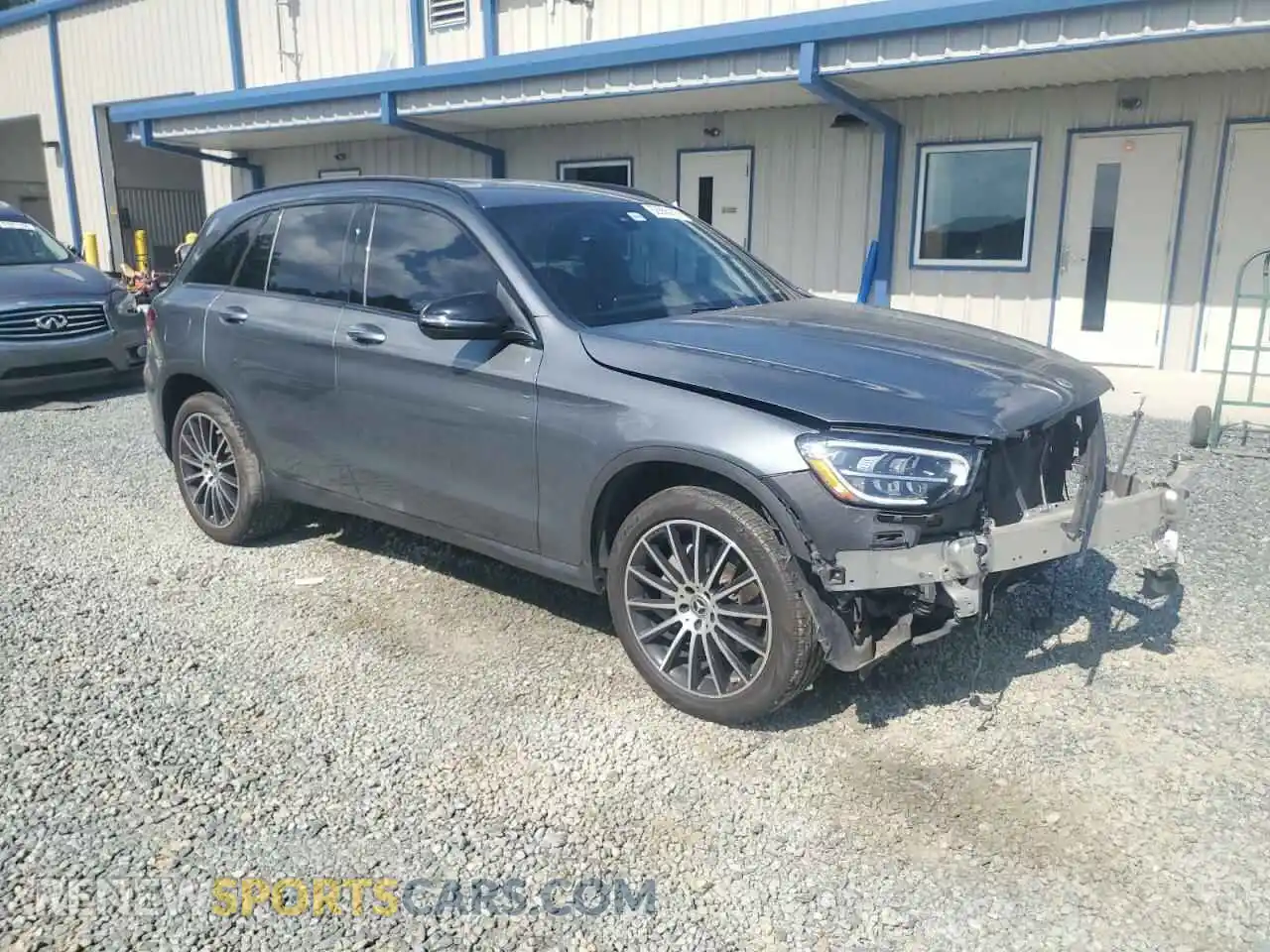 2 Photograph of a damaged car W1N0G8DBXMF874826 MERCEDES-BENZ GLC-CLASS 2021