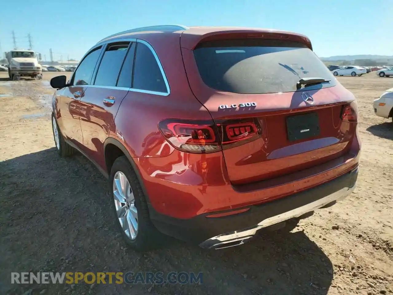3 Photograph of a damaged car W1N0G8DBXMF894347 MERCEDES-BENZ GLC-CLASS 2021