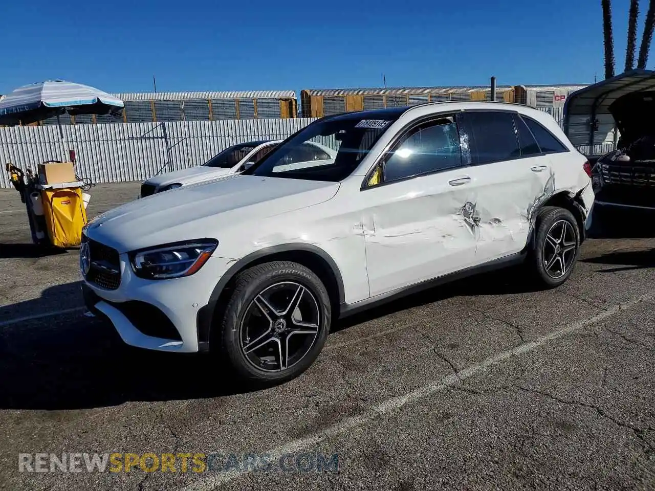 1 Photograph of a damaged car W1N0G8DBXMF912605 MERCEDES-BENZ GLC-CLASS 2021