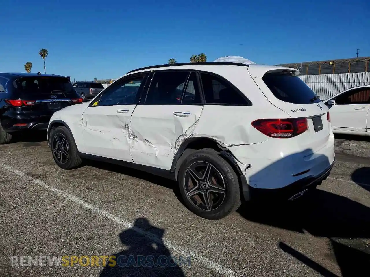 2 Photograph of a damaged car W1N0G8DBXMF912605 MERCEDES-BENZ GLC-CLASS 2021