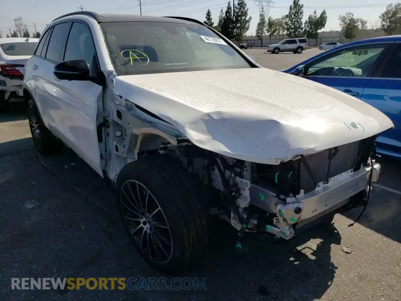 1 fotografías del automóvil dañado W1N0G8DBXMF995498 MERCEDES-BENZ GLC-CLASS 2021