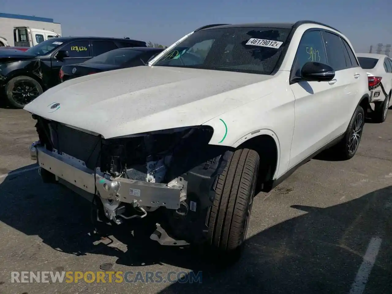 2 fotografías del automóvil dañado W1N0G8DBXMF995498 MERCEDES-BENZ GLC-CLASS 2021