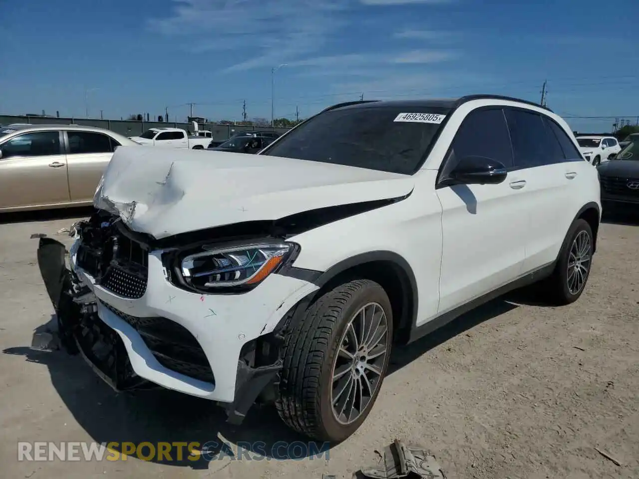 1 Photograph of a damaged car W1N0G8DBXMF997879 MERCEDES-BENZ GLC-CLASS 2021