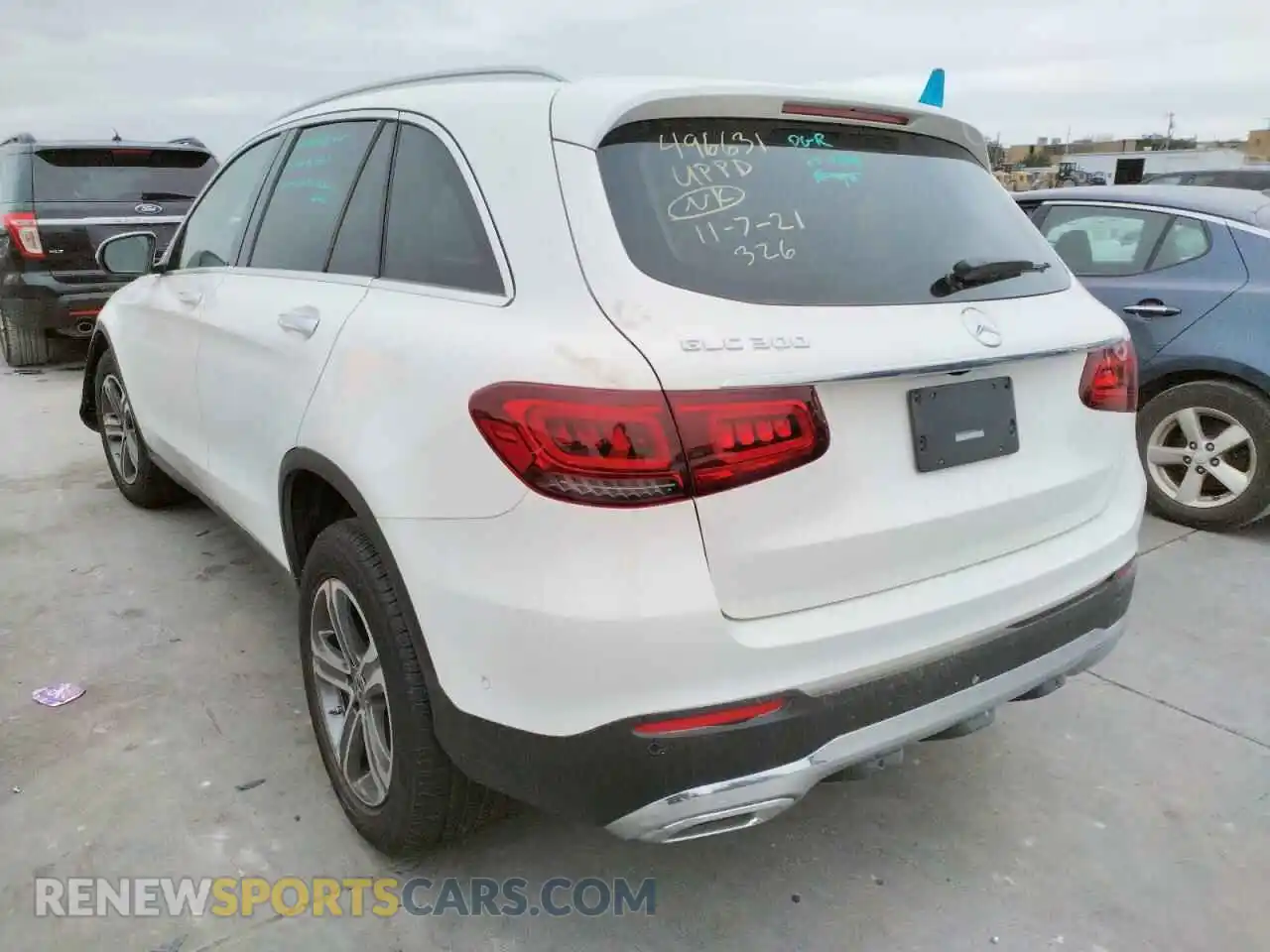 3 Photograph of a damaged car W1N0G8DBXMV310860 MERCEDES-BENZ GLC-CLASS 2021