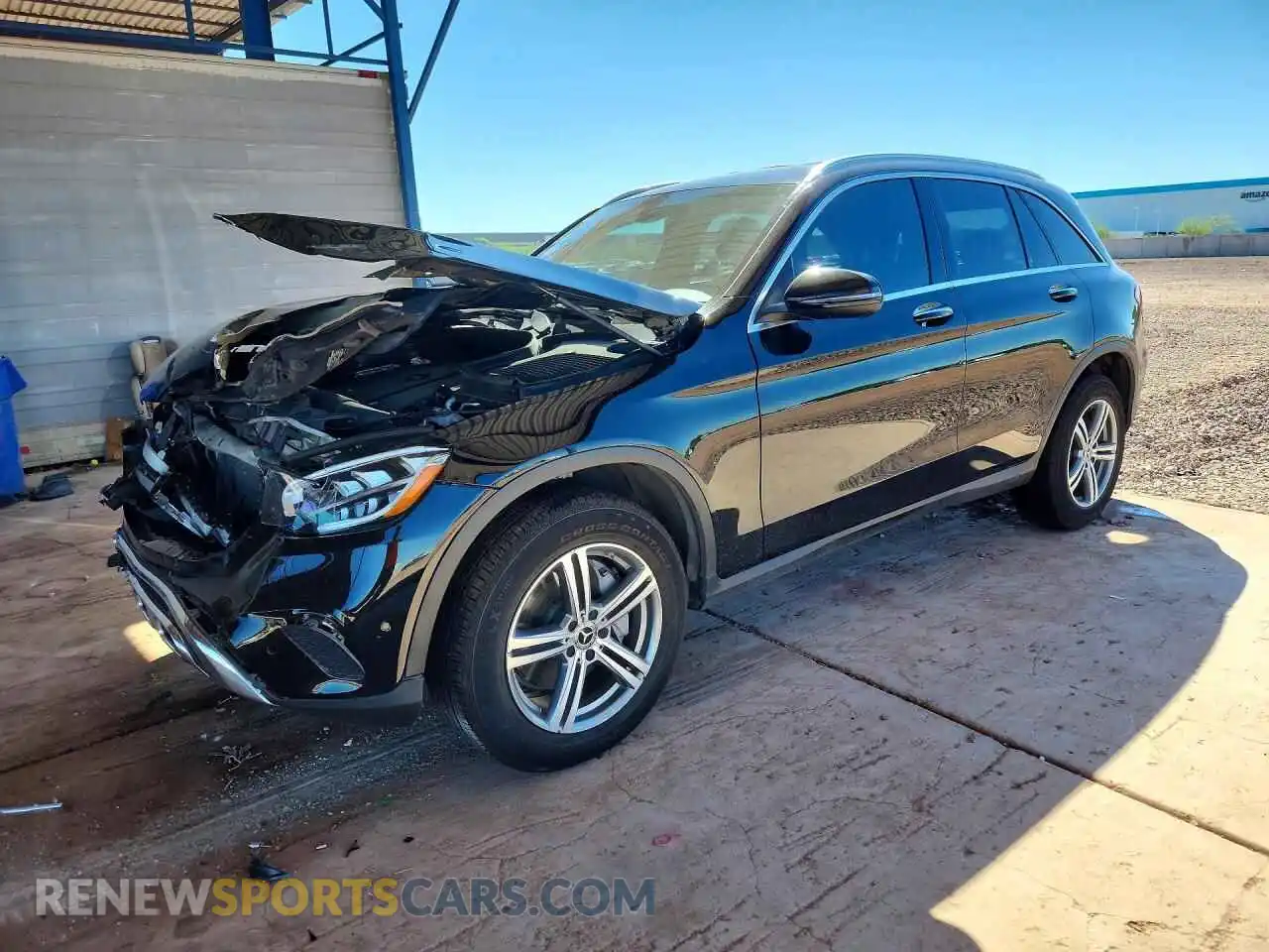 1 Photograph of a damaged car W1N0G8EB0MF902230 MERCEDES-BENZ GLC-CLASS 2021