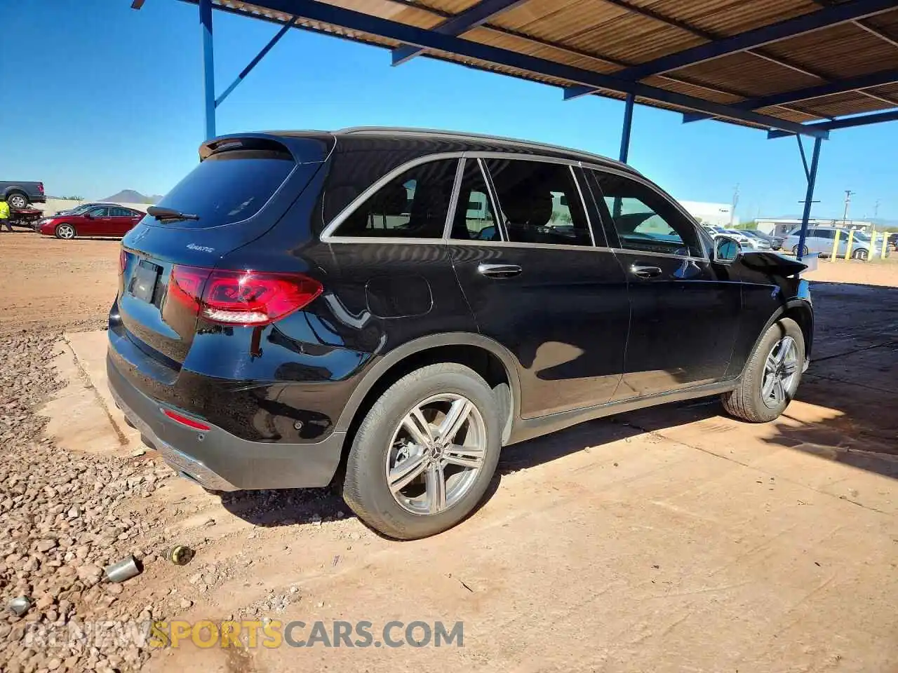 3 Photograph of a damaged car W1N0G8EB0MF902230 MERCEDES-BENZ GLC-CLASS 2021