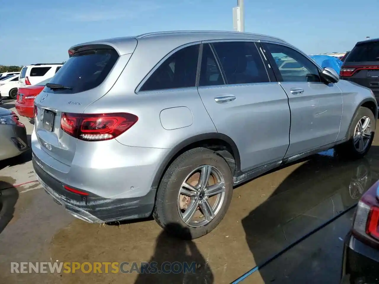 3 Photograph of a damaged car W1N0G8EB1MF912491 MERCEDES-BENZ GLC-CLASS 2021