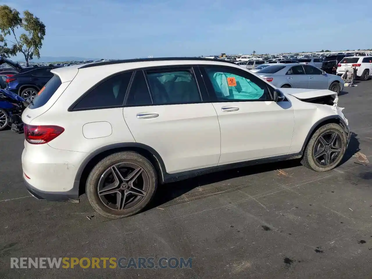 3 Photograph of a damaged car W1N0G8EB2MF867657 MERCEDES-BENZ GLC-CLASS 2021