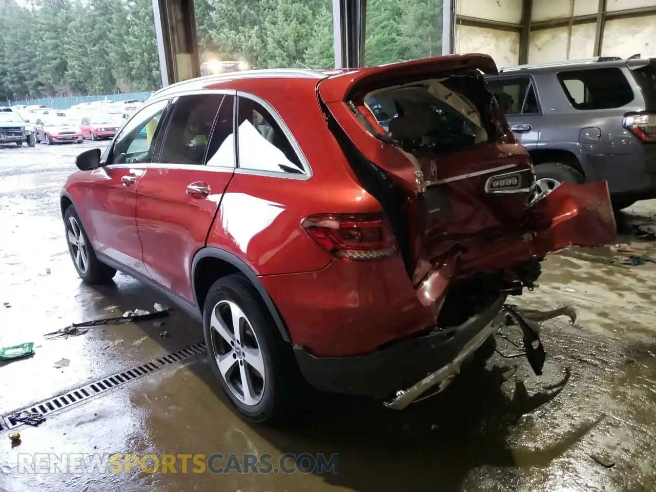 3 Photograph of a damaged car W1N0G8EB2MF918753 MERCEDES-BENZ GLC-CLASS 2021