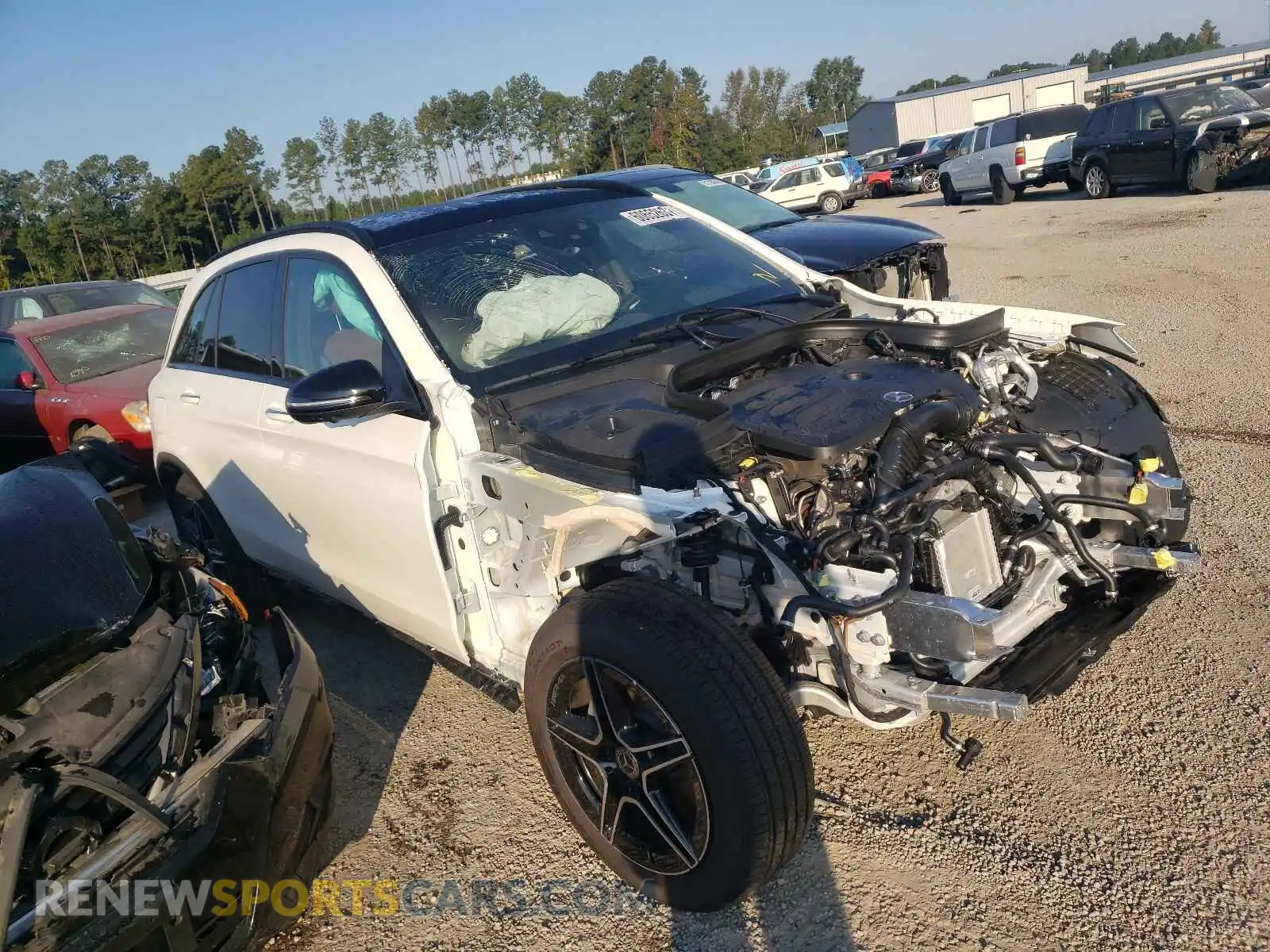 1 Photograph of a damaged car W1N0G8EB2MF959142 MERCEDES-BENZ GLC-CLASS 2021