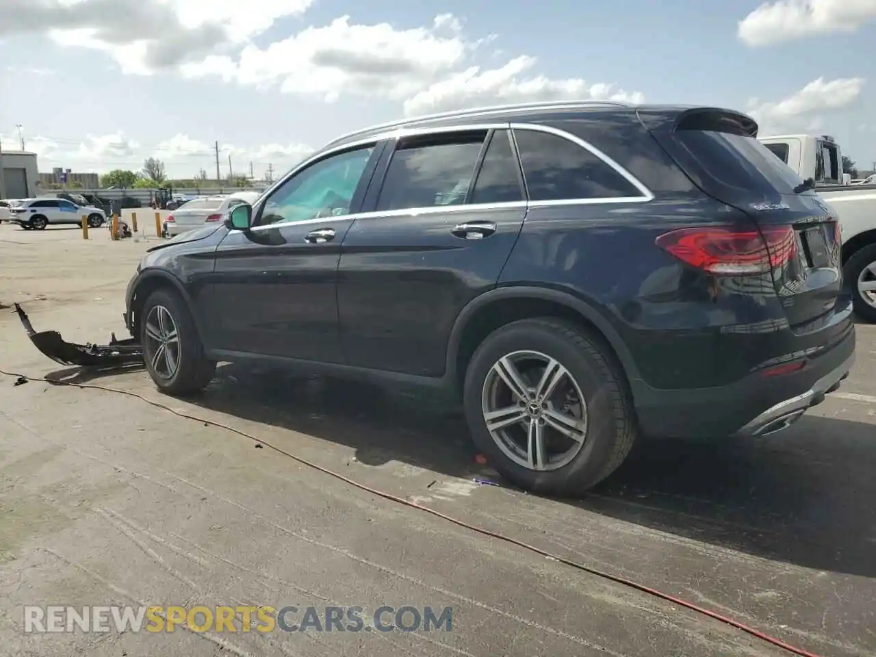 2 fotografías del automóvil dañado W1N0G8EB3MF884726 MERCEDES-BENZ GLC-CLASS 2021