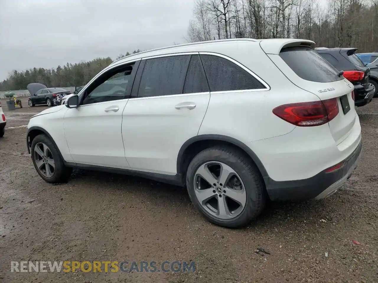 2 Photograph of a damaged car W1N0G8EB3MV264321 MERCEDES-BENZ GLC-CLASS 2021