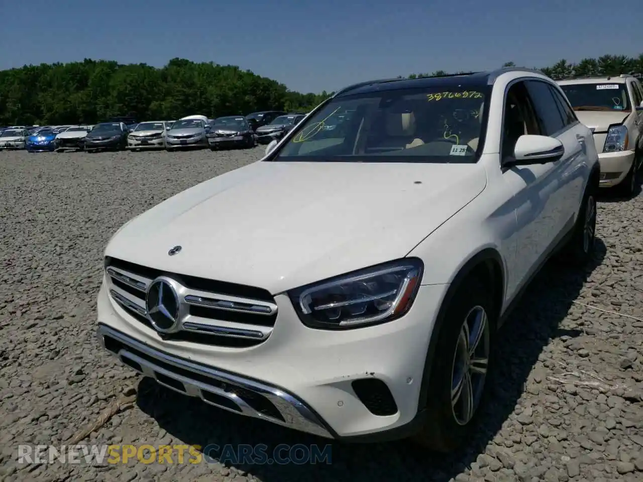 2 Photograph of a damaged car W1N0G8EB4MF882905 MERCEDES-BENZ GLC-CLASS 2021
