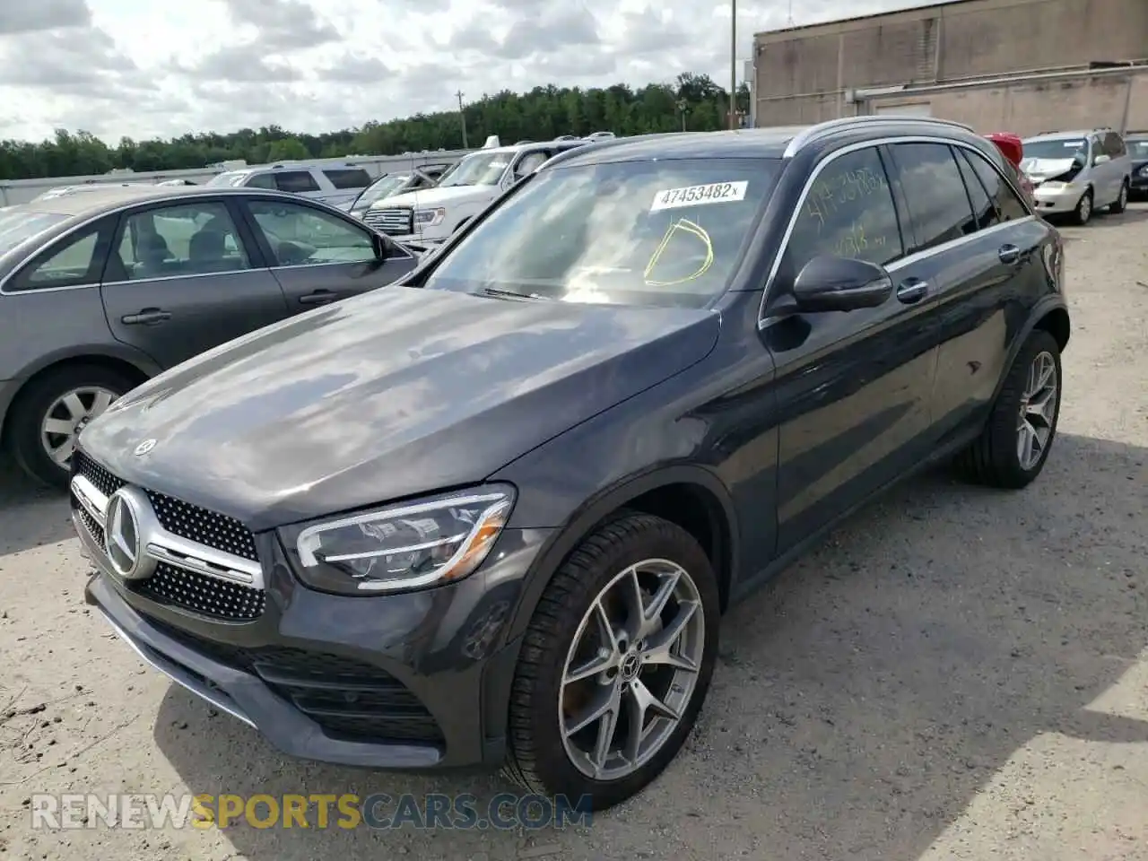 2 Photograph of a damaged car W1N0G8EB4MF986942 MERCEDES-BENZ GLC-CLASS 2021
