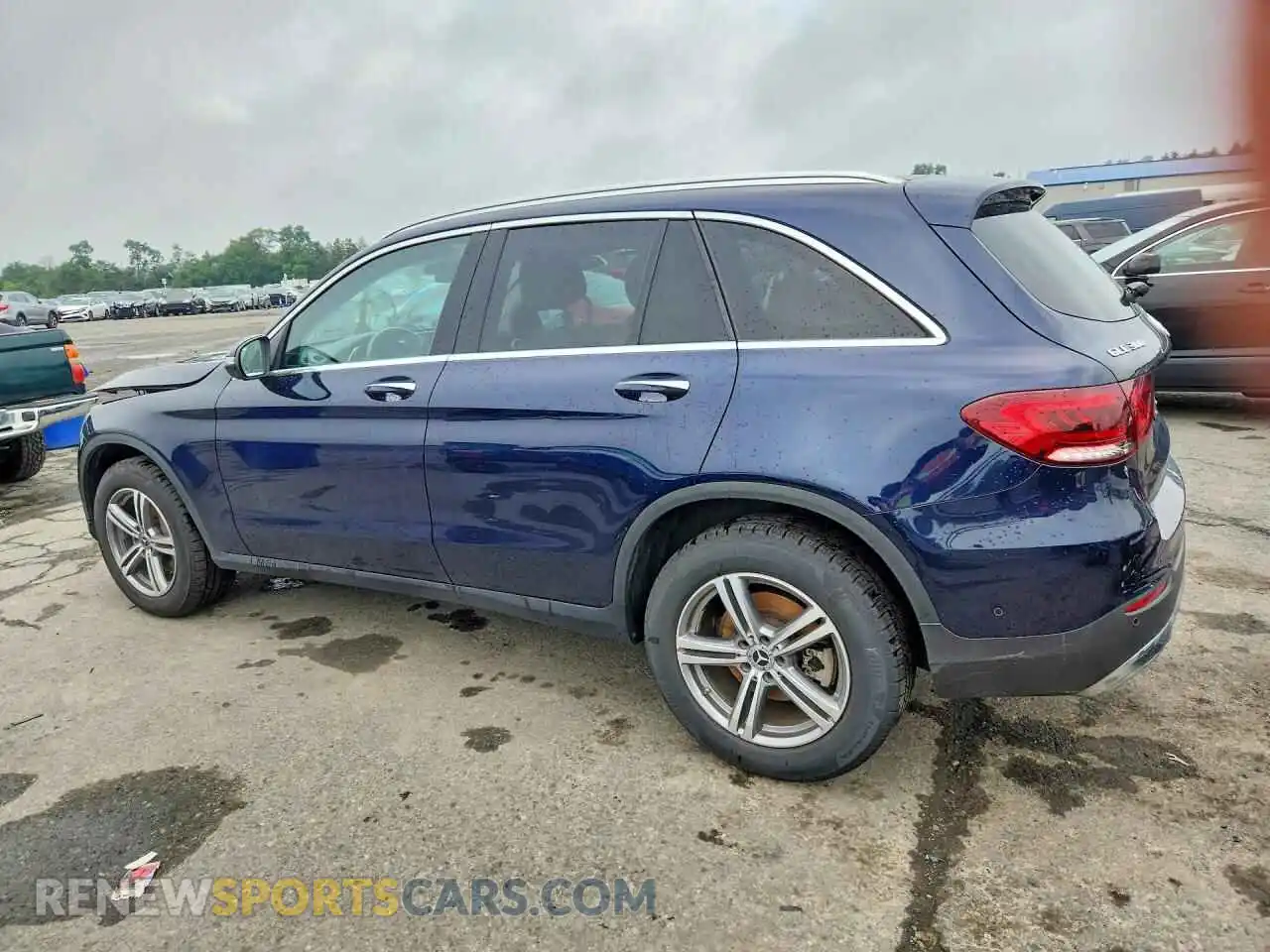 2 Photograph of a damaged car W1N0G8EB5MF987887 MERCEDES-BENZ GLC-CLASS 2021