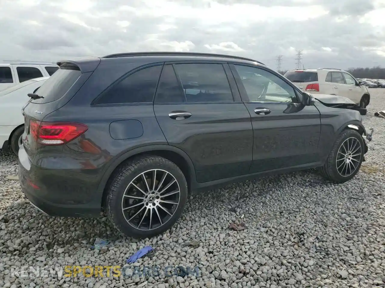 3 Photograph of a damaged car W1N0G8EB7MV272017 MERCEDES-BENZ GLC-CLASS 2021