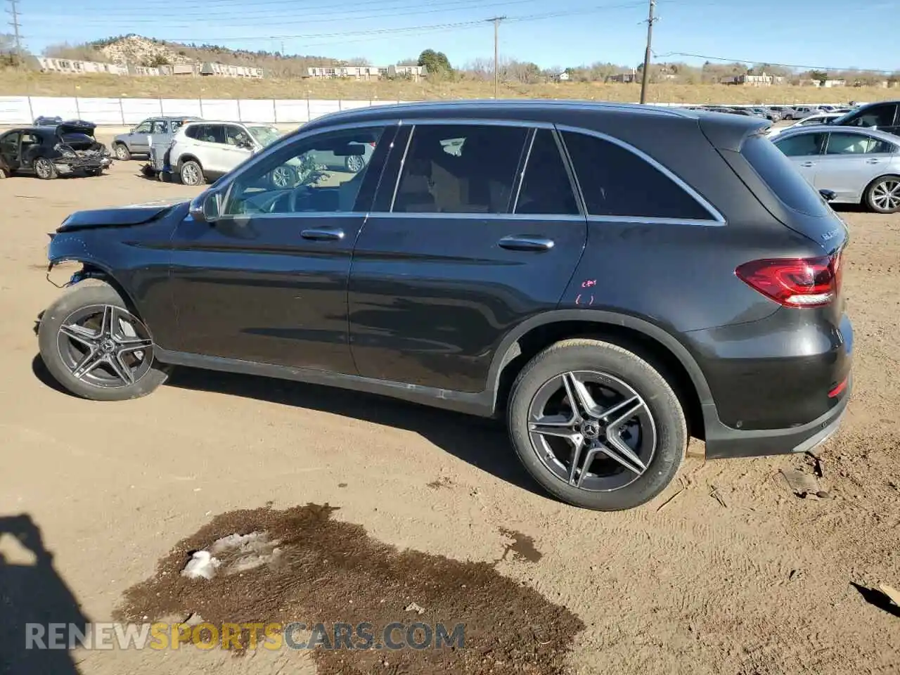 2 Photograph of a damaged car W1N0G8EB9MF974494 MERCEDES-BENZ GLC-CLASS 2021
