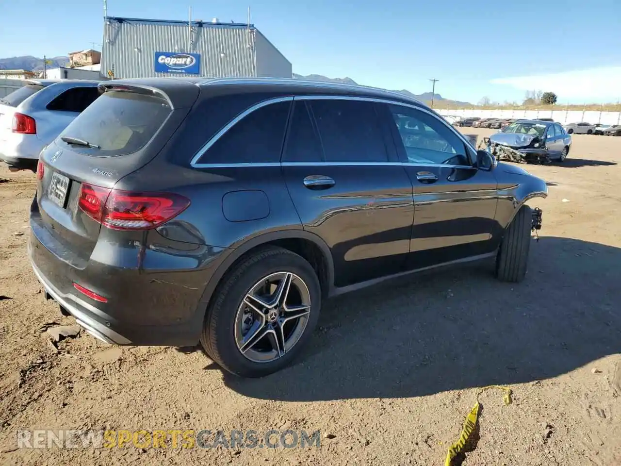 3 Photograph of a damaged car W1N0G8EB9MF974494 MERCEDES-BENZ GLC-CLASS 2021