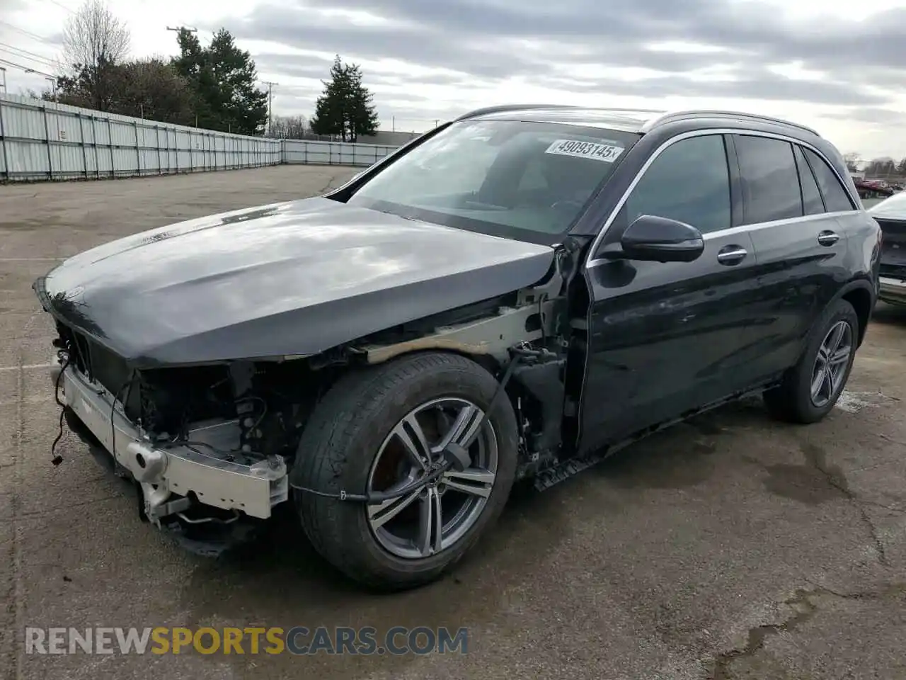 1 Photograph of a damaged car W1N0G8EB9MV282905 MERCEDES-BENZ GLC-CLASS 2021