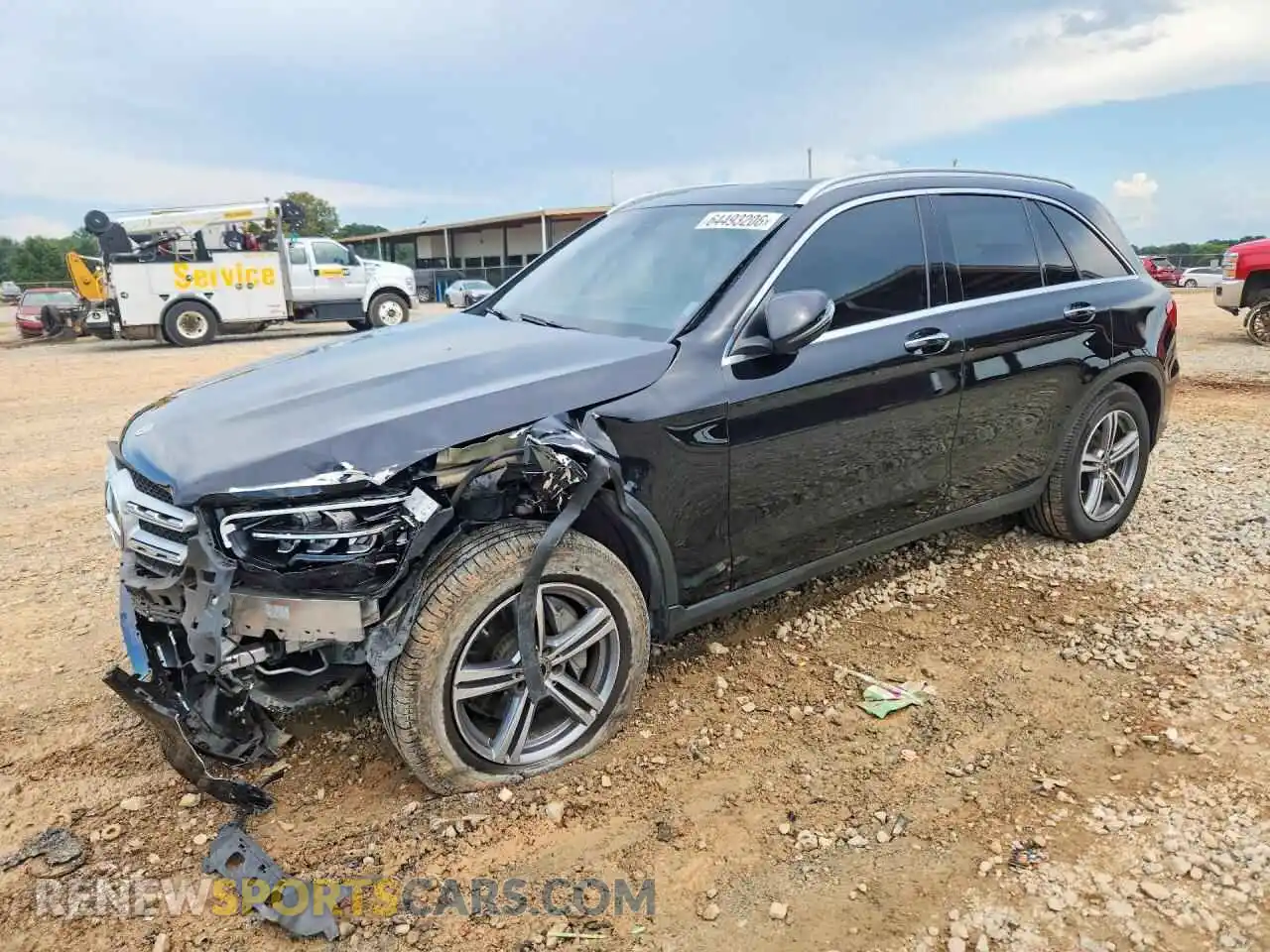 1 Фотография поврежденного автомобиля W1N0G8EBXMF875750 MERCEDES-BENZ GLC-CLASS 2021