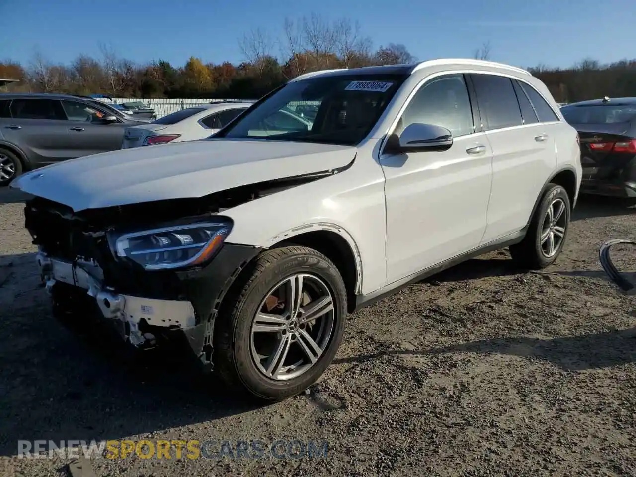1 Photograph of a damaged car W1N0G8EBXMF886103 MERCEDES-BENZ GLC-CLASS 2021