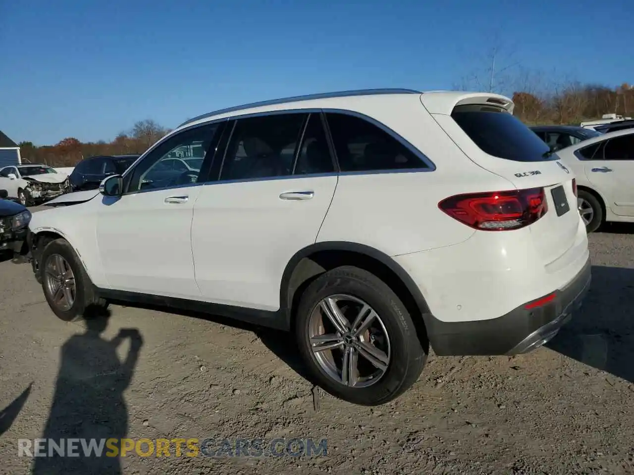 2 Photograph of a damaged car W1N0G8EBXMF886103 MERCEDES-BENZ GLC-CLASS 2021