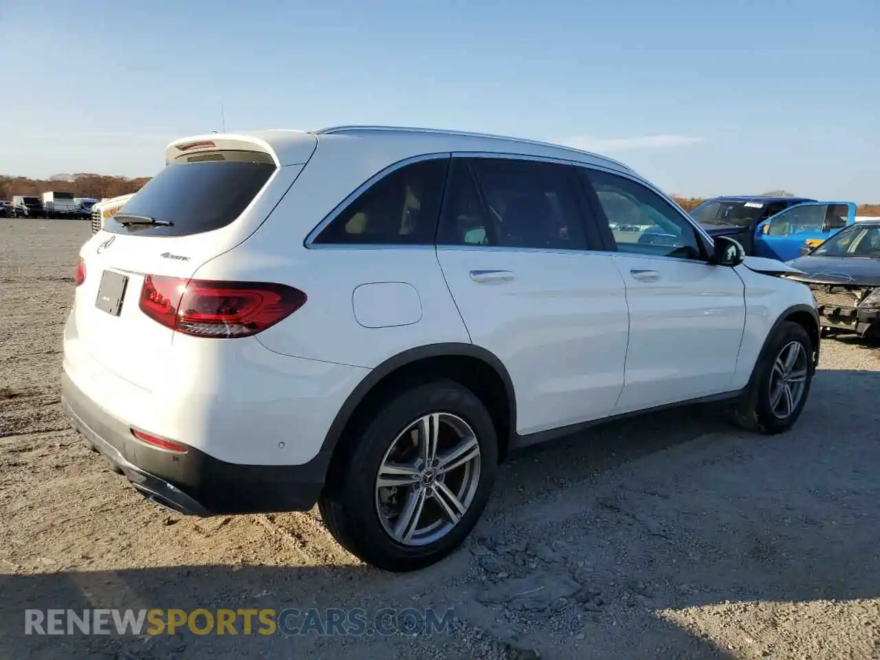 3 Photograph of a damaged car W1N0G8EBXMF886103 MERCEDES-BENZ GLC-CLASS 2021