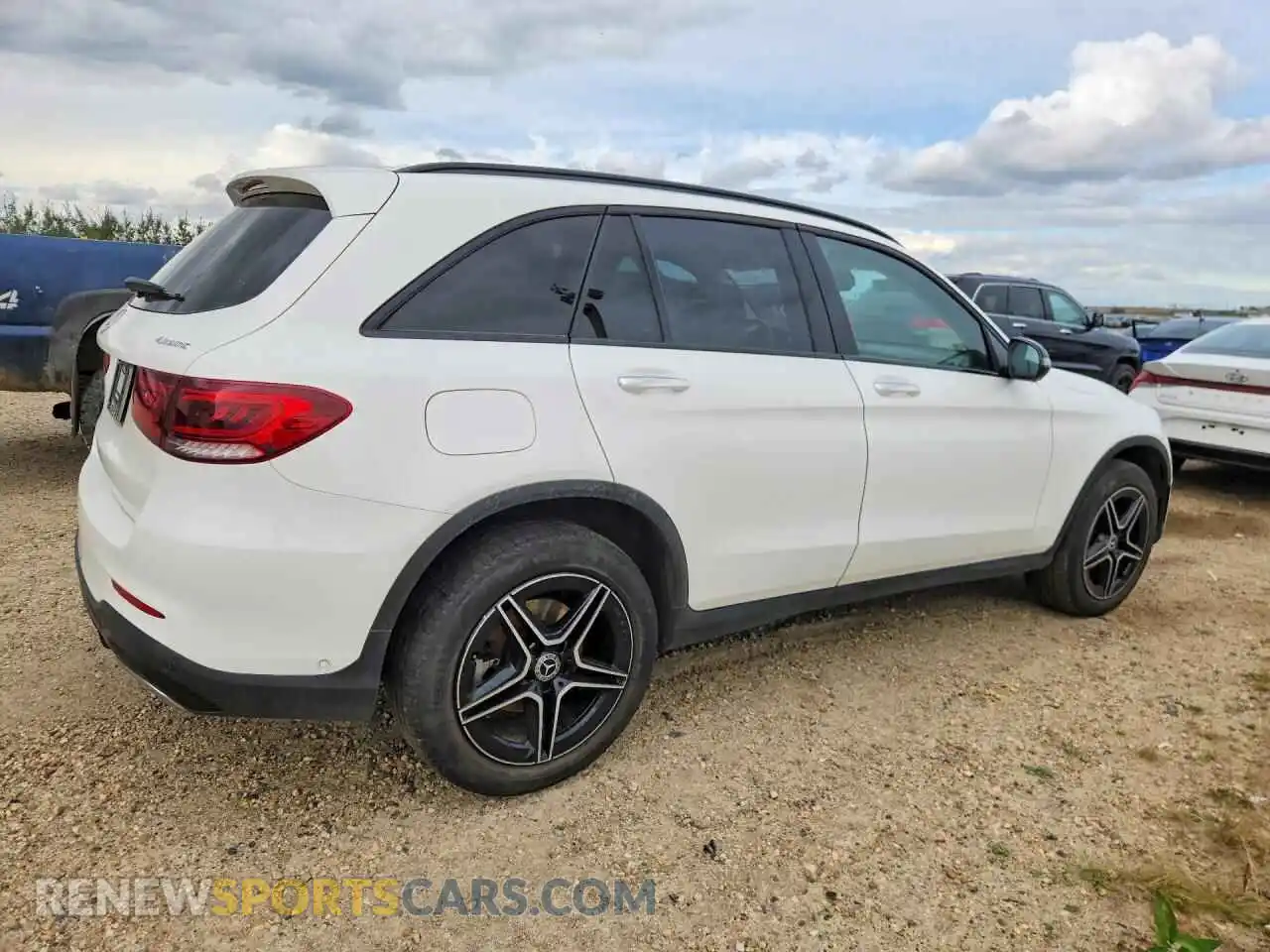 3 Photograph of a damaged car W1N0G8EBXMV270181 MERCEDES-BENZ GLC-CLASS 2021