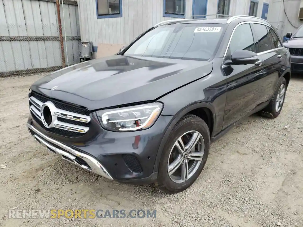 2 Photograph of a damaged car W1N0G8EBXMV270732 MERCEDES-BENZ GLC-CLASS 2021