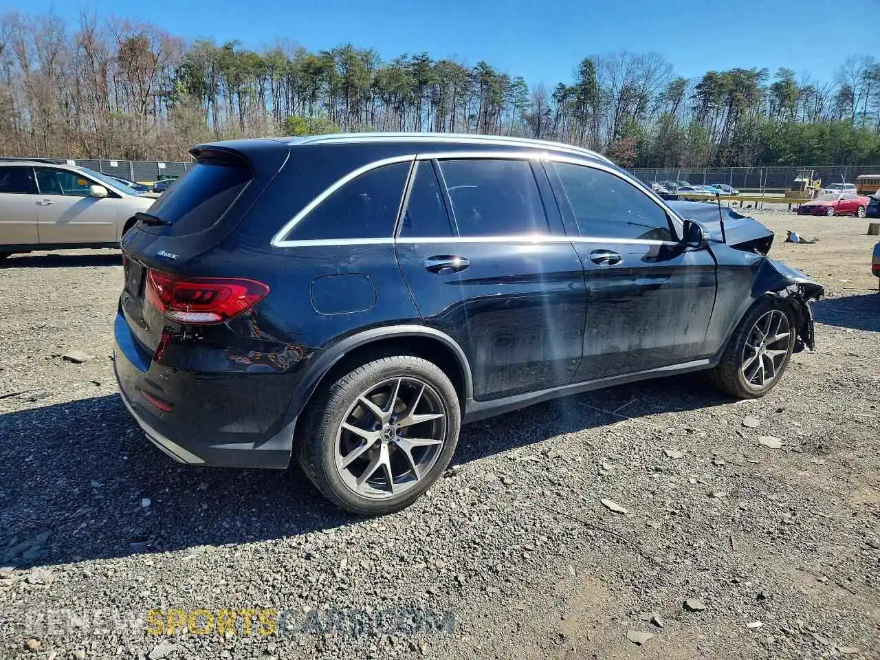 3 Photograph of a damaged car W1N0G8EBXMV285117 MERCEDES-BENZ GLC-CLASS 2021