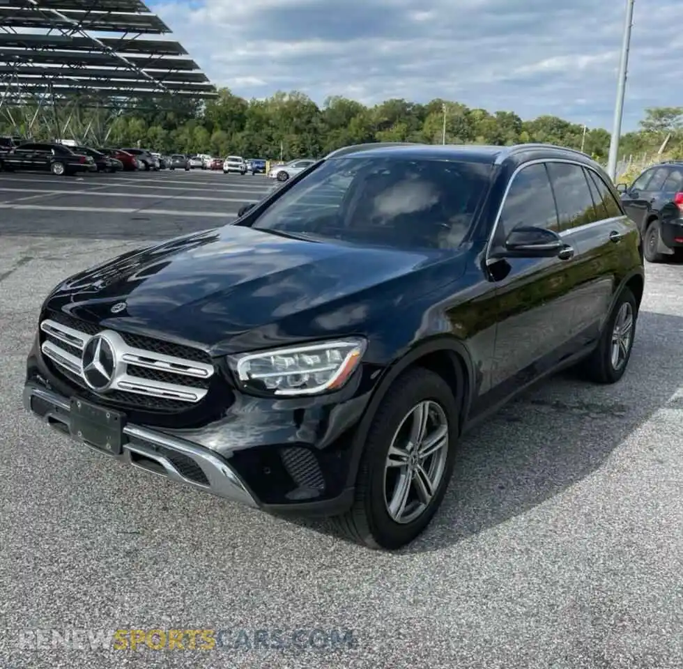 2 Photograph of a damaged car W1N0G8EBXMV287532 MERCEDES-BENZ GLC-CLASS 2021