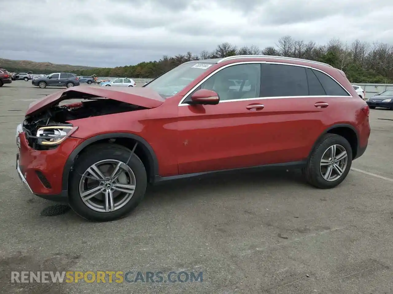 1 Photograph of a damaged car W1N0G8EBXMV305964 MERCEDES-BENZ GLC-CLASS 2021