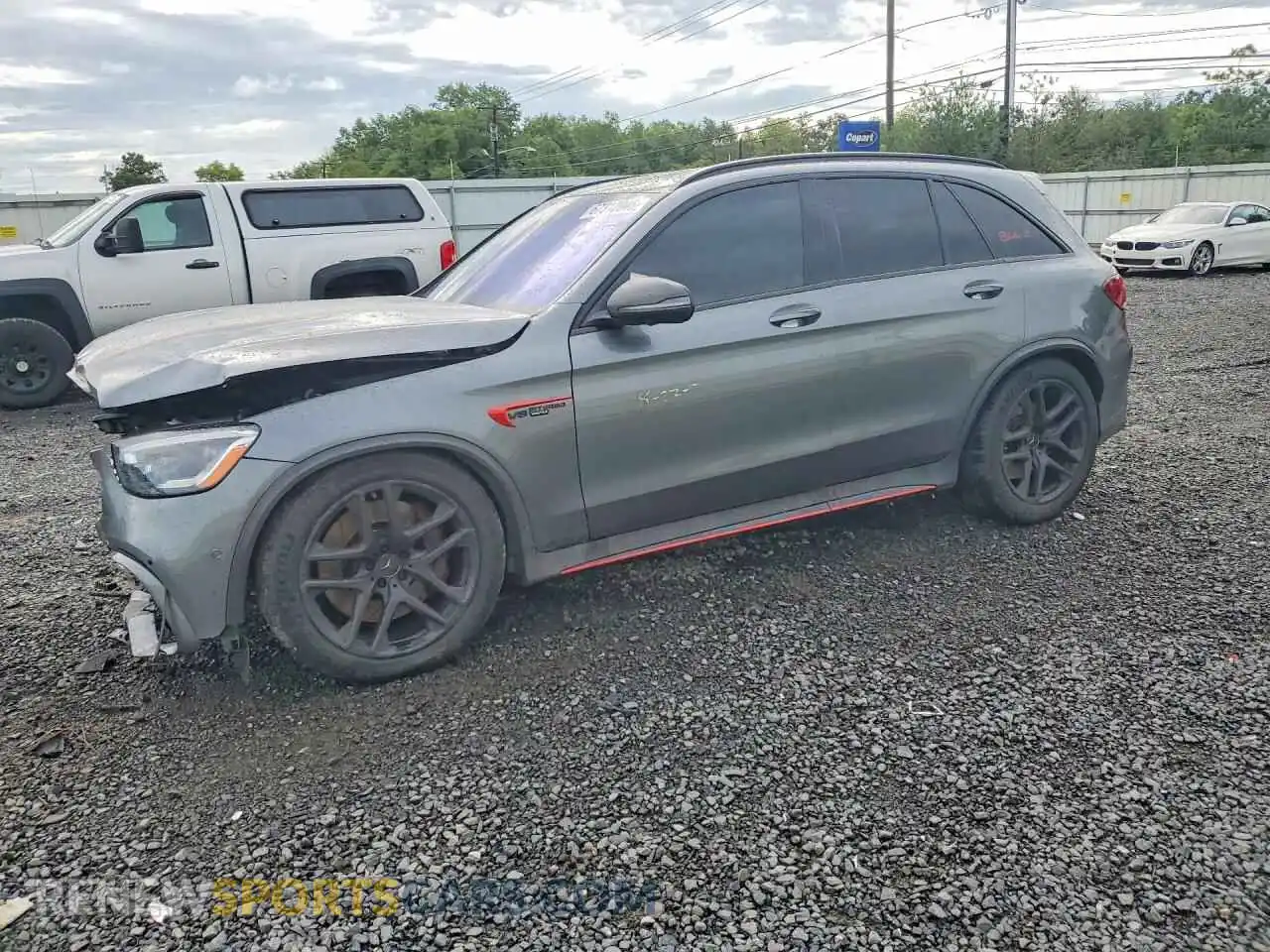 1 Фотография поврежденного автомобиля W1N0G8JB6MF877100 MERCEDES-BENZ GLC-CLASS 2021