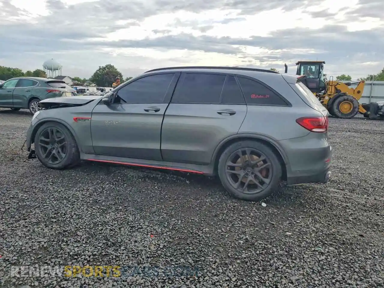 2 Фотография поврежденного автомобиля W1N0G8JB6MF877100 MERCEDES-BENZ GLC-CLASS 2021