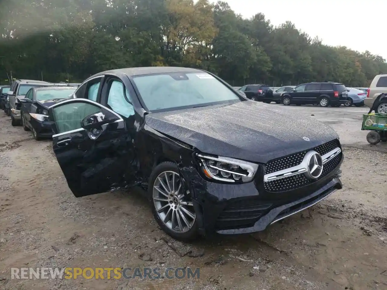 1 Photograph of a damaged car W1N0J8EB7MF911802 MERCEDES-BENZ GLC-CLASS 2021