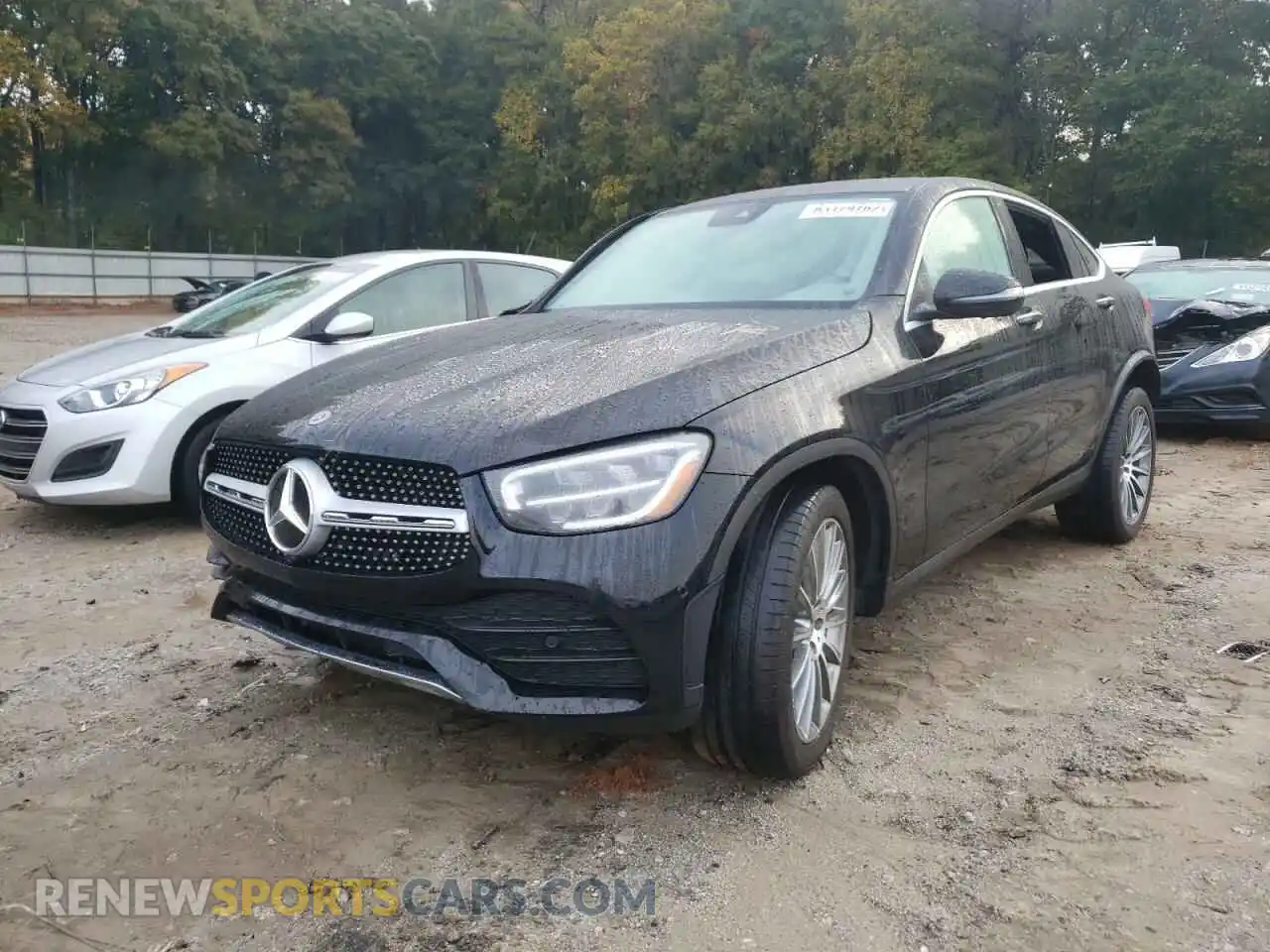 2 Photograph of a damaged car W1N0J8EB7MF911802 MERCEDES-BENZ GLC-CLASS 2021