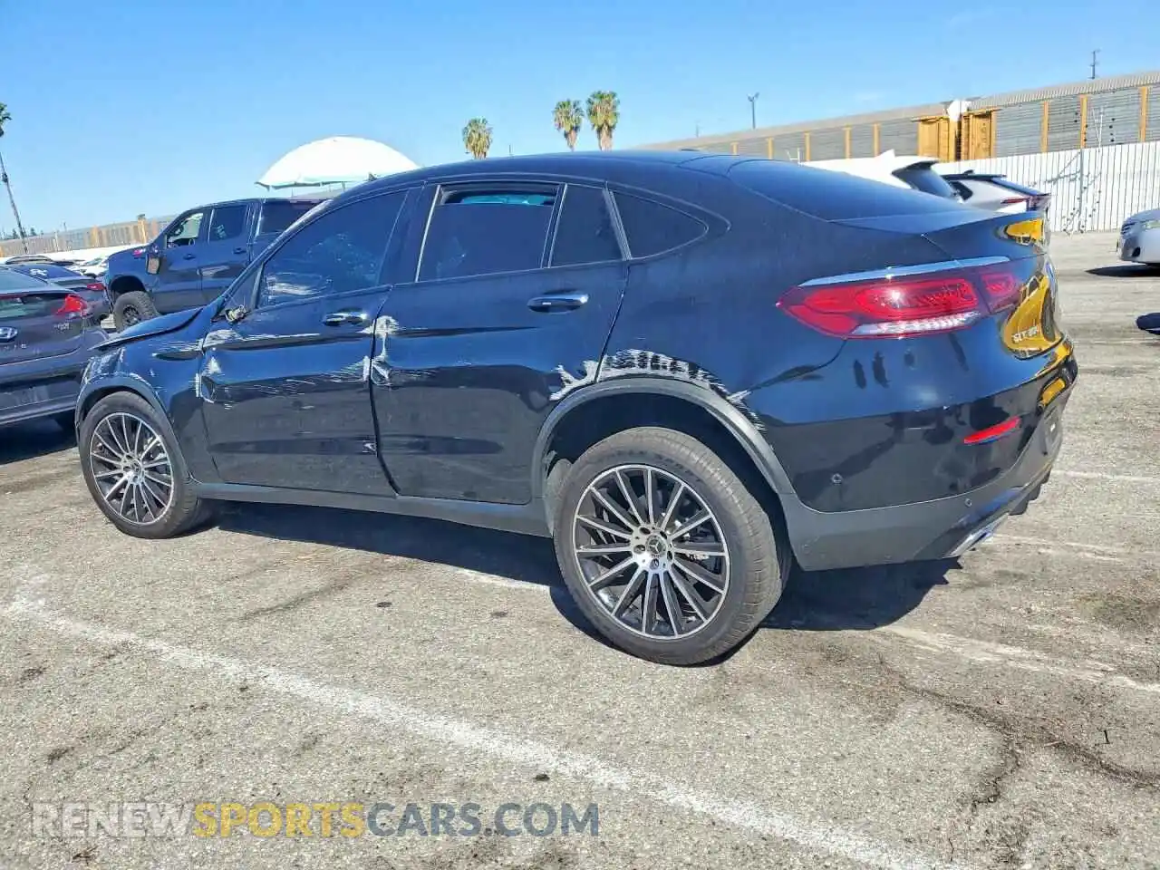 2 Photograph of a damaged car W1N0J8EB9MF906780 MERCEDES-BENZ GLC-CLASS 2021