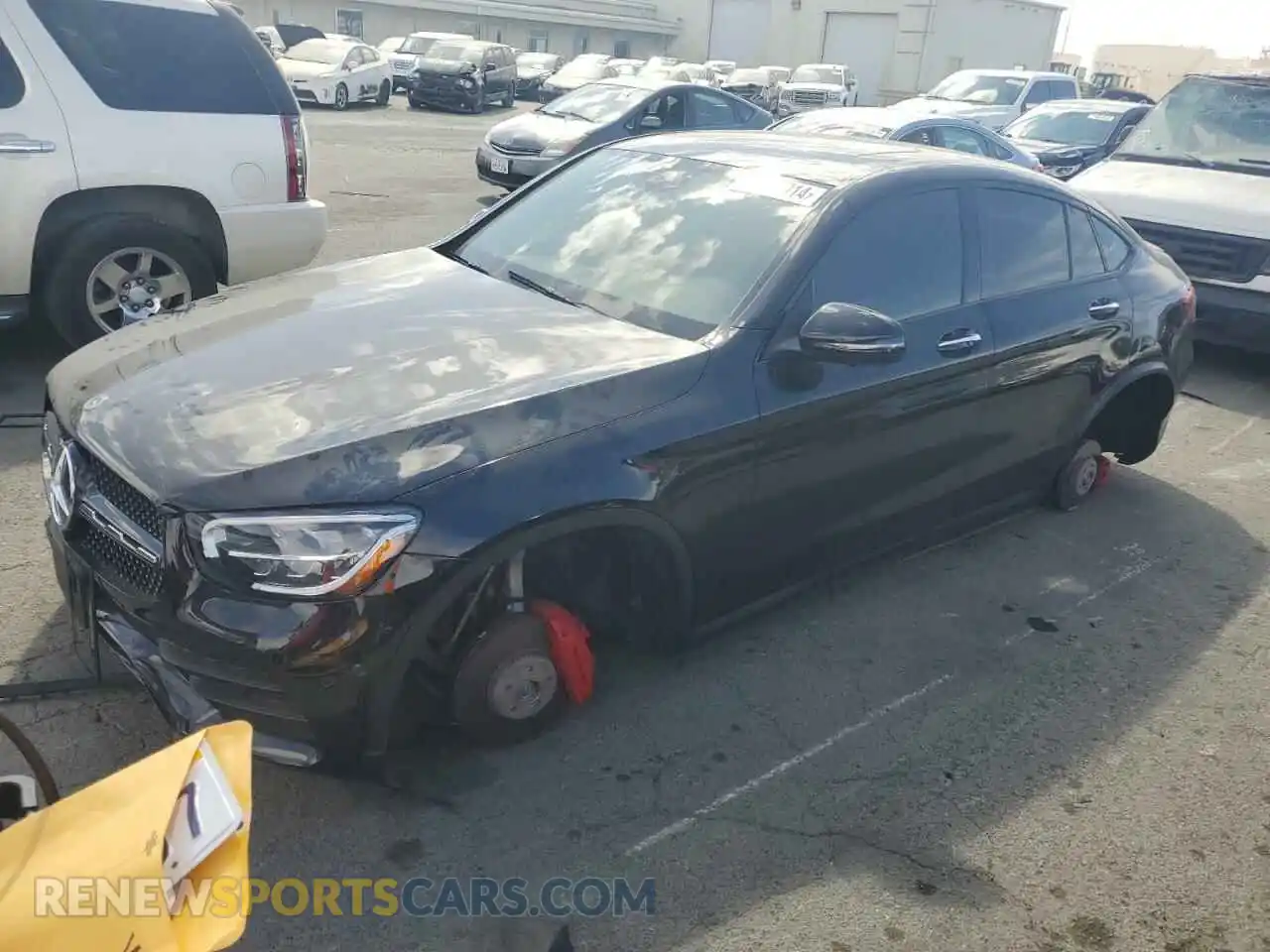 1 Photograph of a damaged car W1N0J8EB9MF963206 MERCEDES-BENZ GLC-CLASS 2021