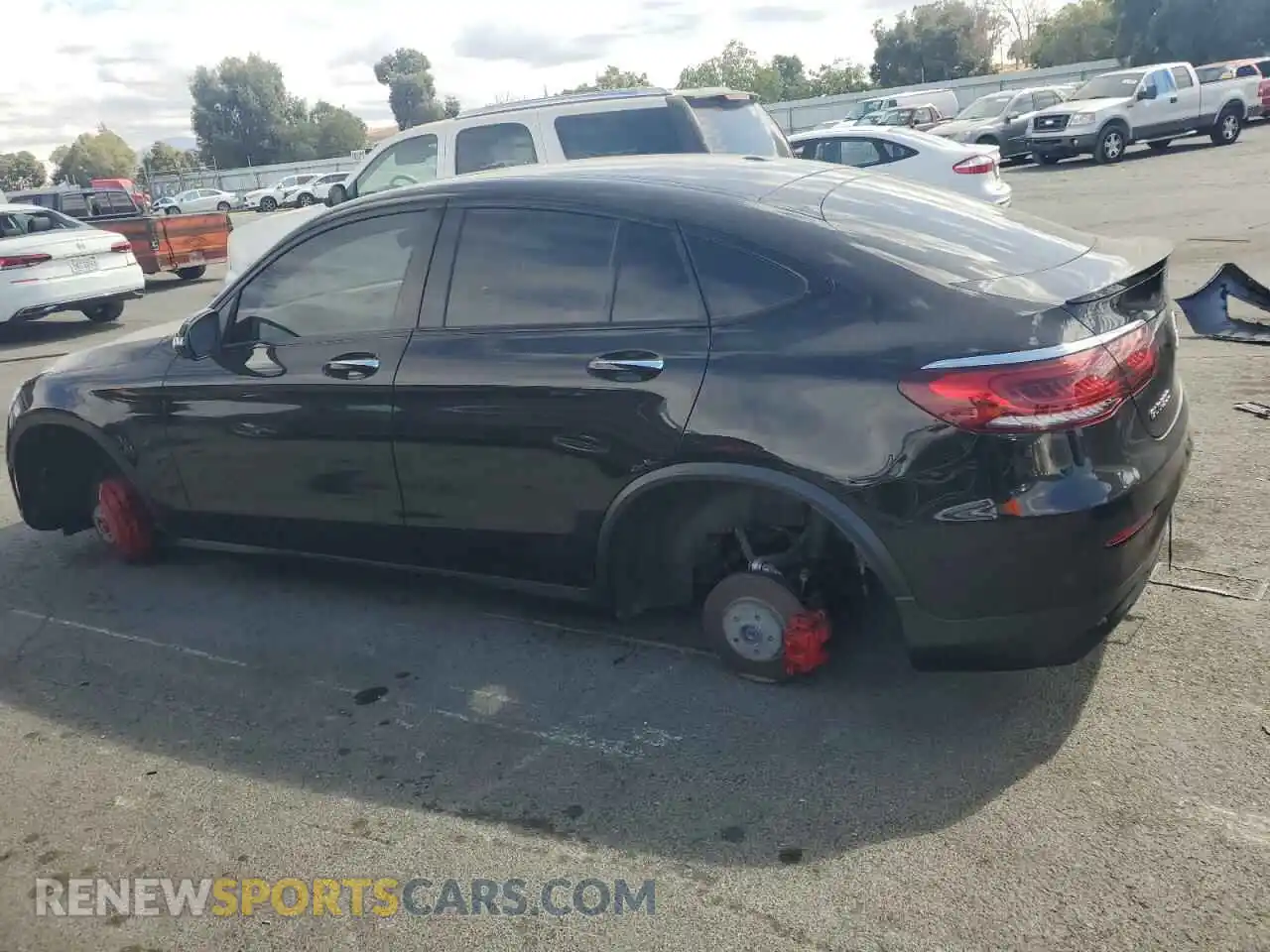 2 Photograph of a damaged car W1N0J8EB9MF963206 MERCEDES-BENZ GLC-CLASS 2021