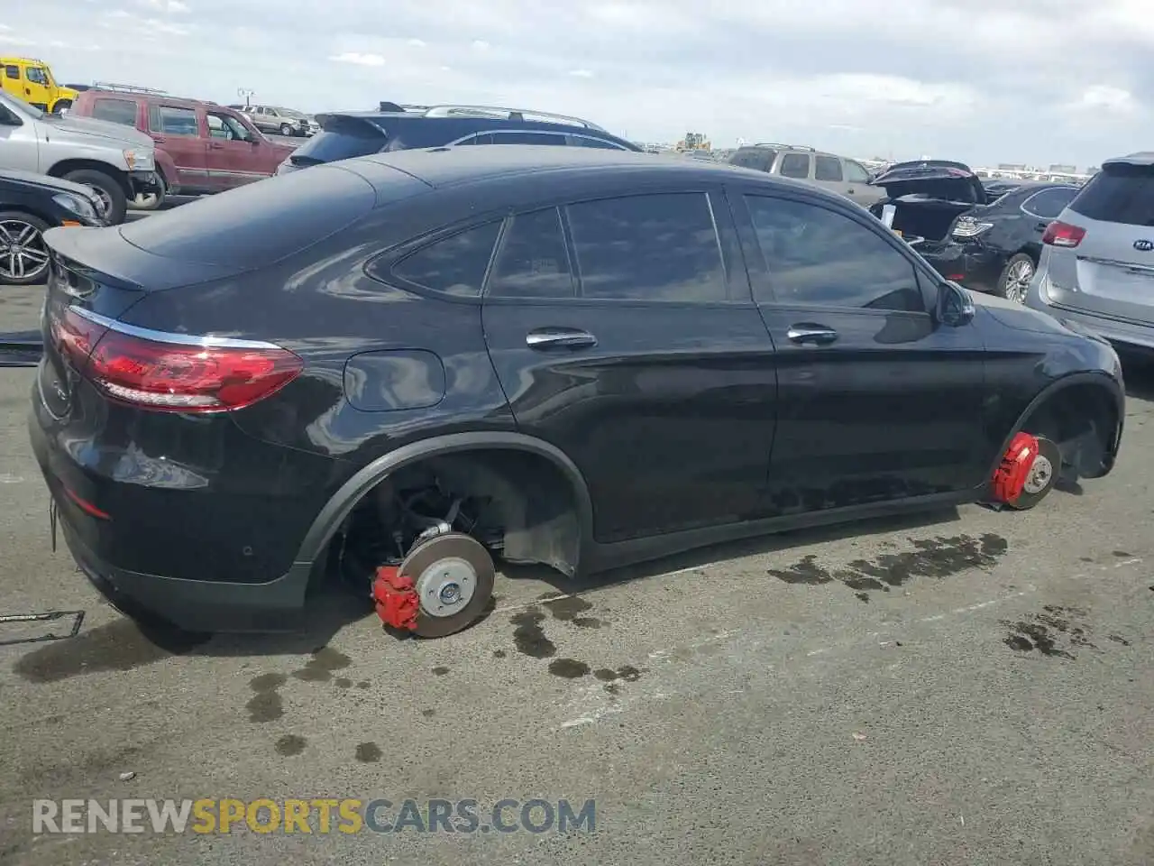 3 Photograph of a damaged car W1N0J8EB9MF963206 MERCEDES-BENZ GLC-CLASS 2021