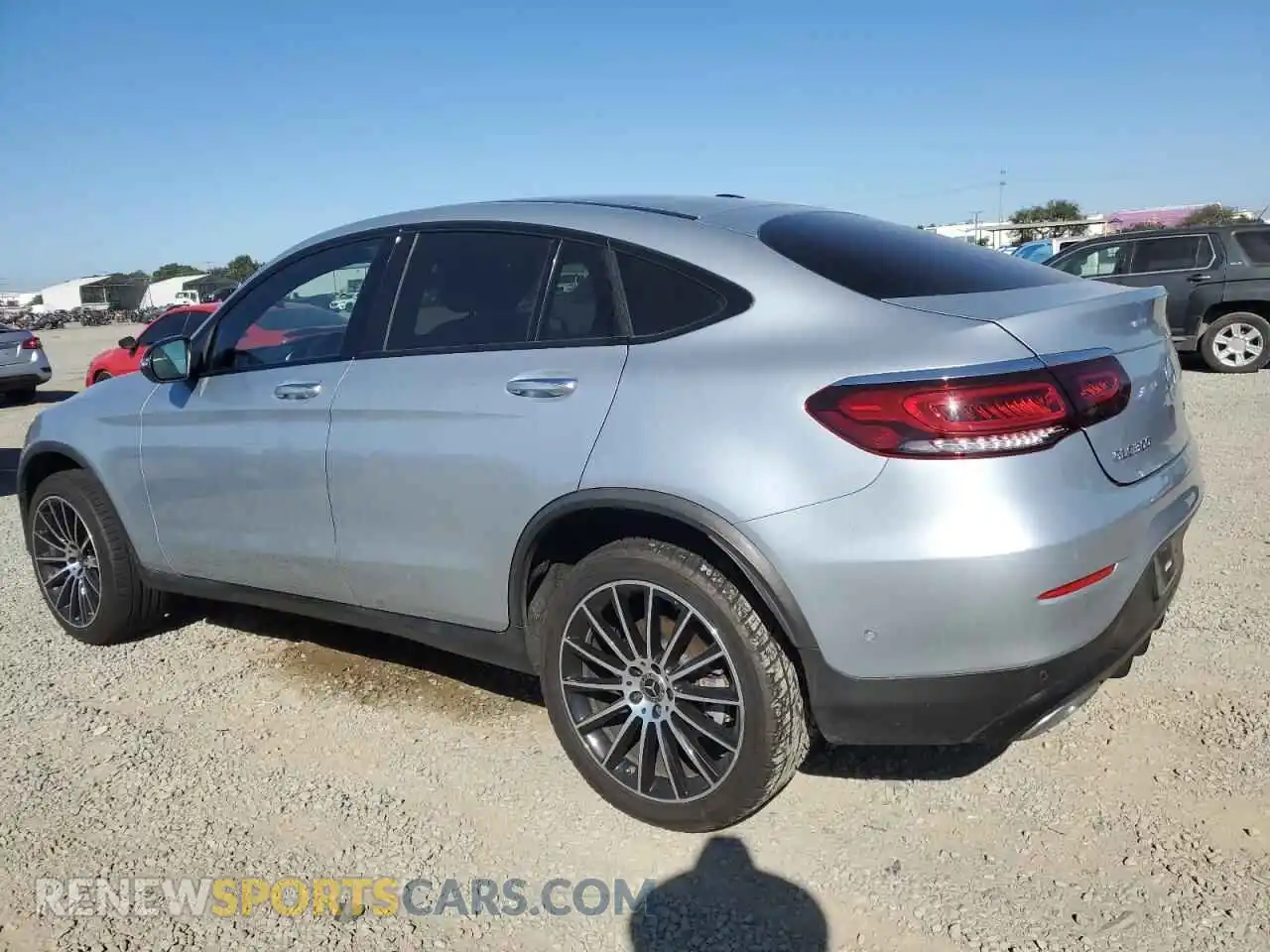 2 Photograph of a damaged car W1N0J8EBXMF948147 MERCEDES-BENZ GLC-CLASS 2021