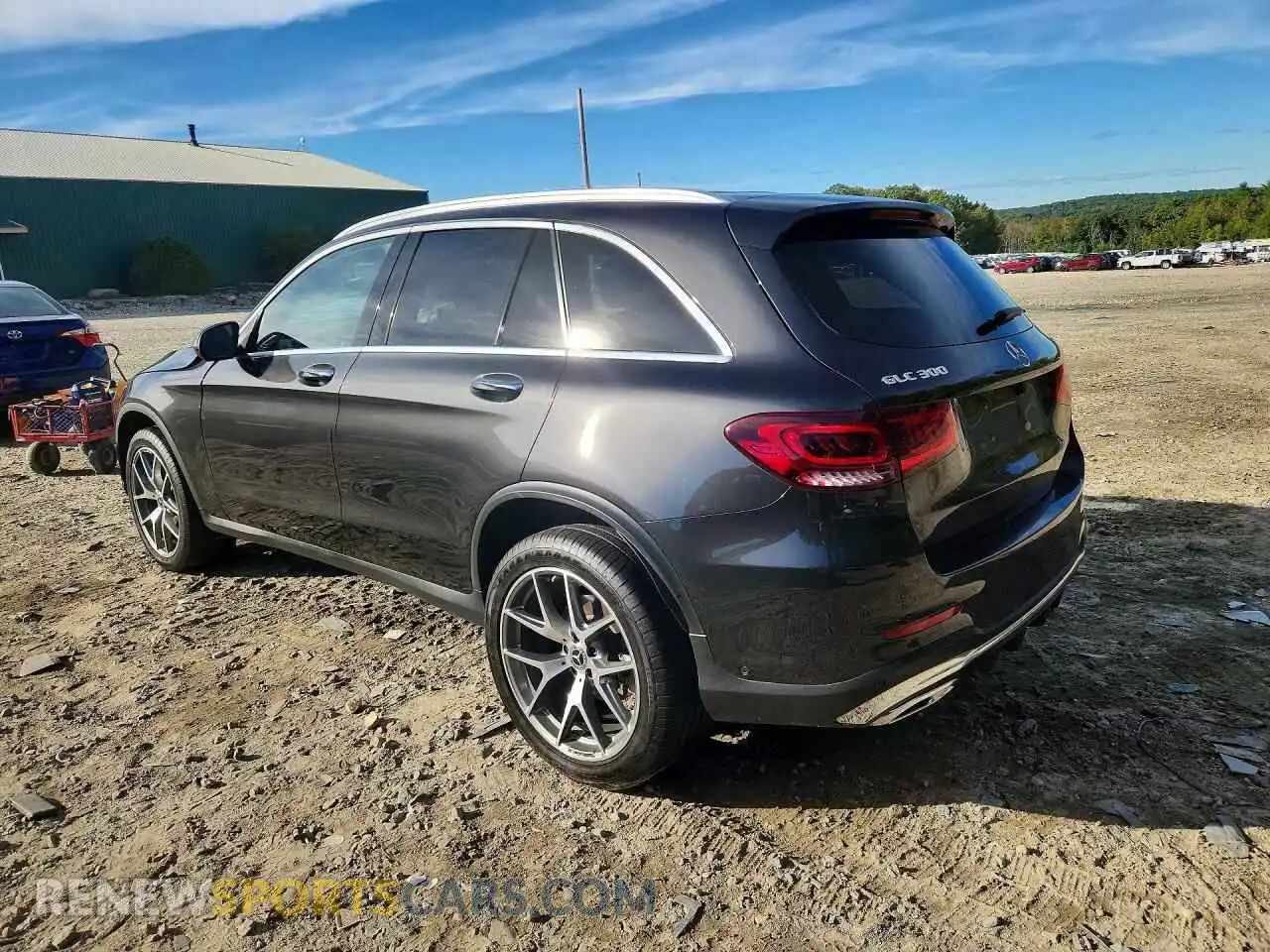 2 Photograph of a damaged car W1N0G8EB6NG119800 MERCEDES-BENZ GLC-CLASS 2022