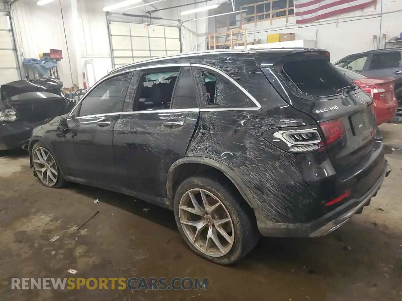 2 Photograph of a damaged car W1N0G8EB9NV366238 MERCEDES-BENZ GLC-CLASS 2022