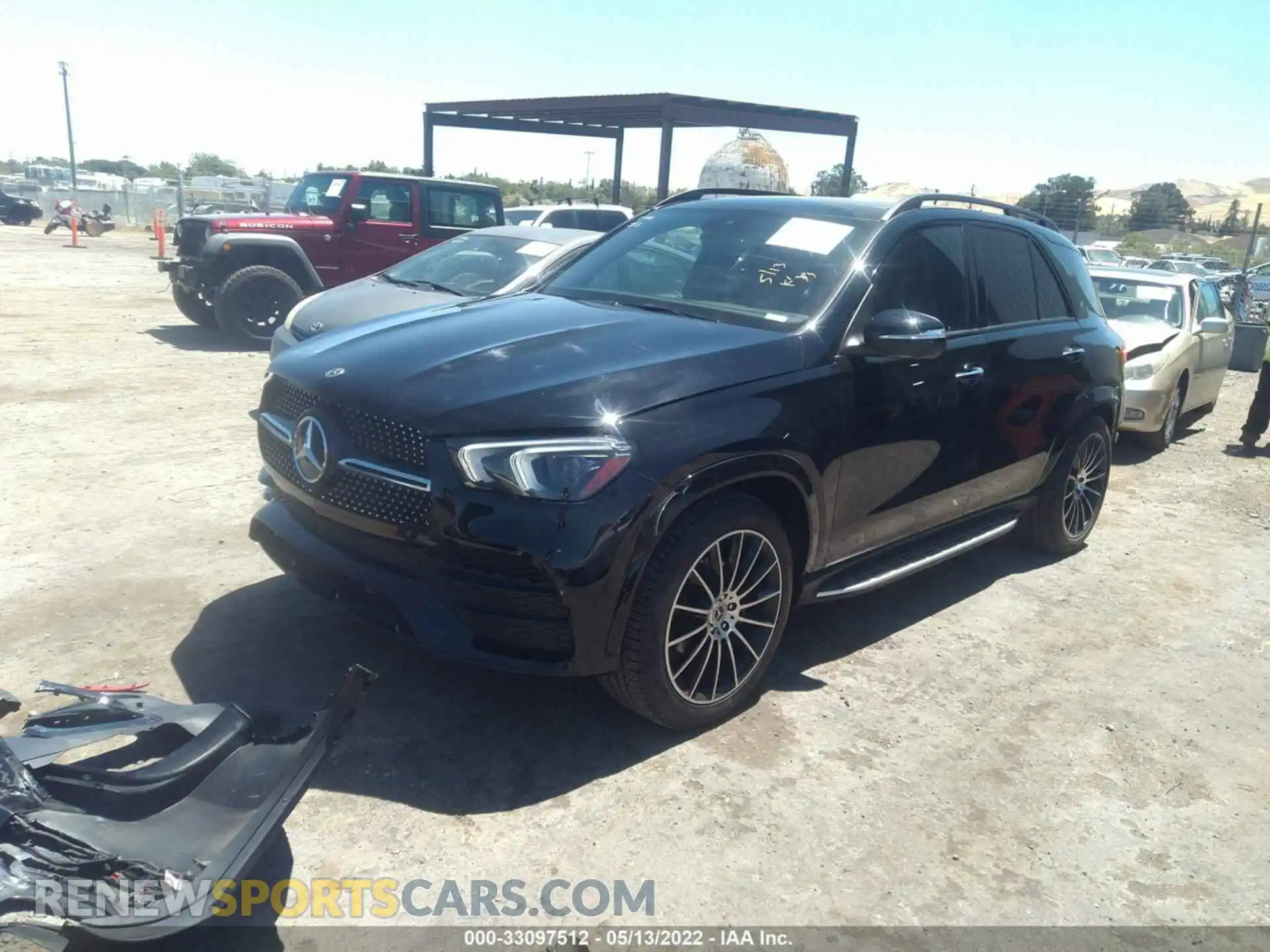 2 Photograph of a damaged car 4JGFB4KB3MA474174 MERCEDES-BENZ GLE 2021