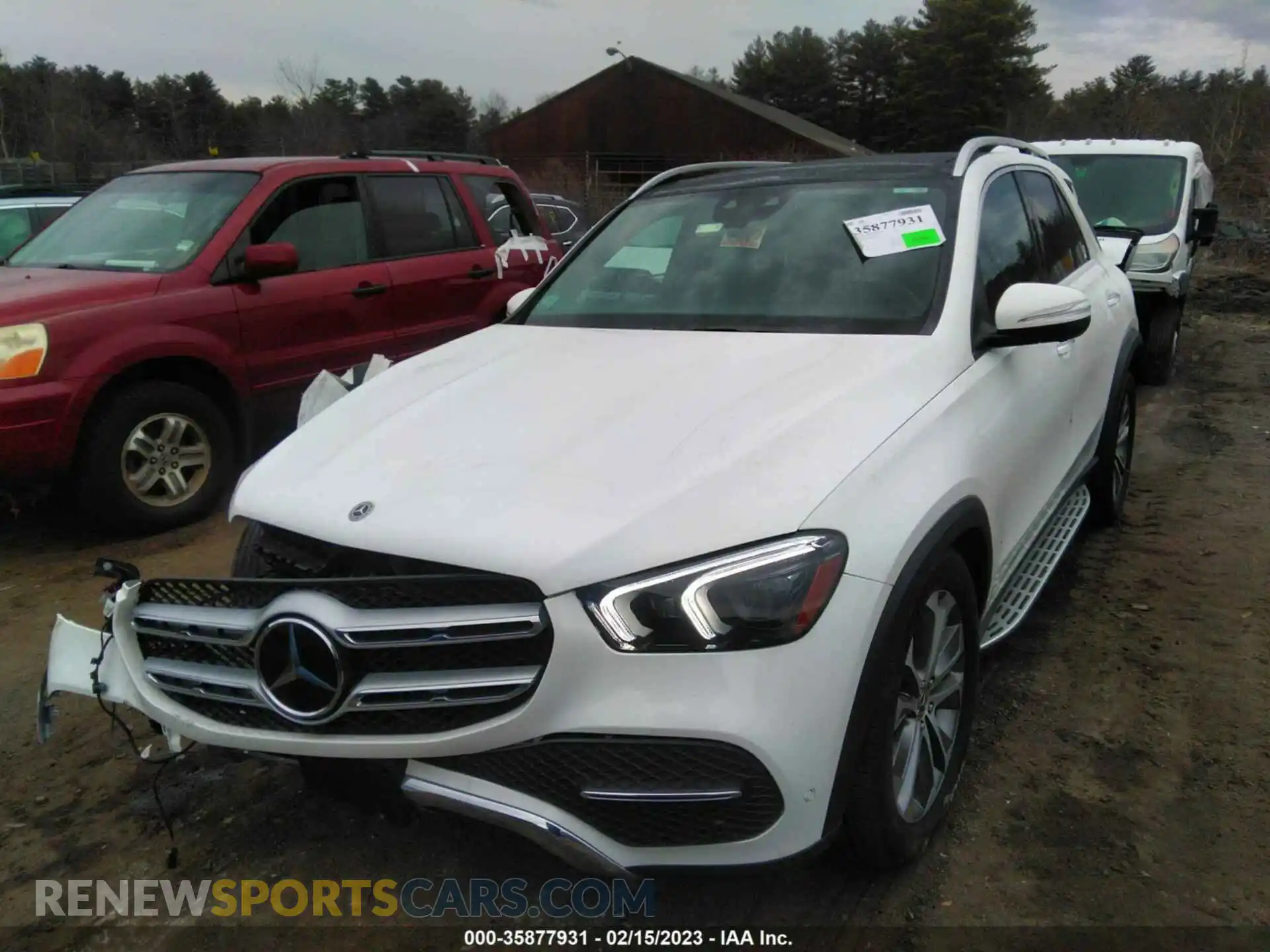 2 Photograph of a damaged car 4JGFB5KB8MA374349 MERCEDES-BENZ GLE 2021