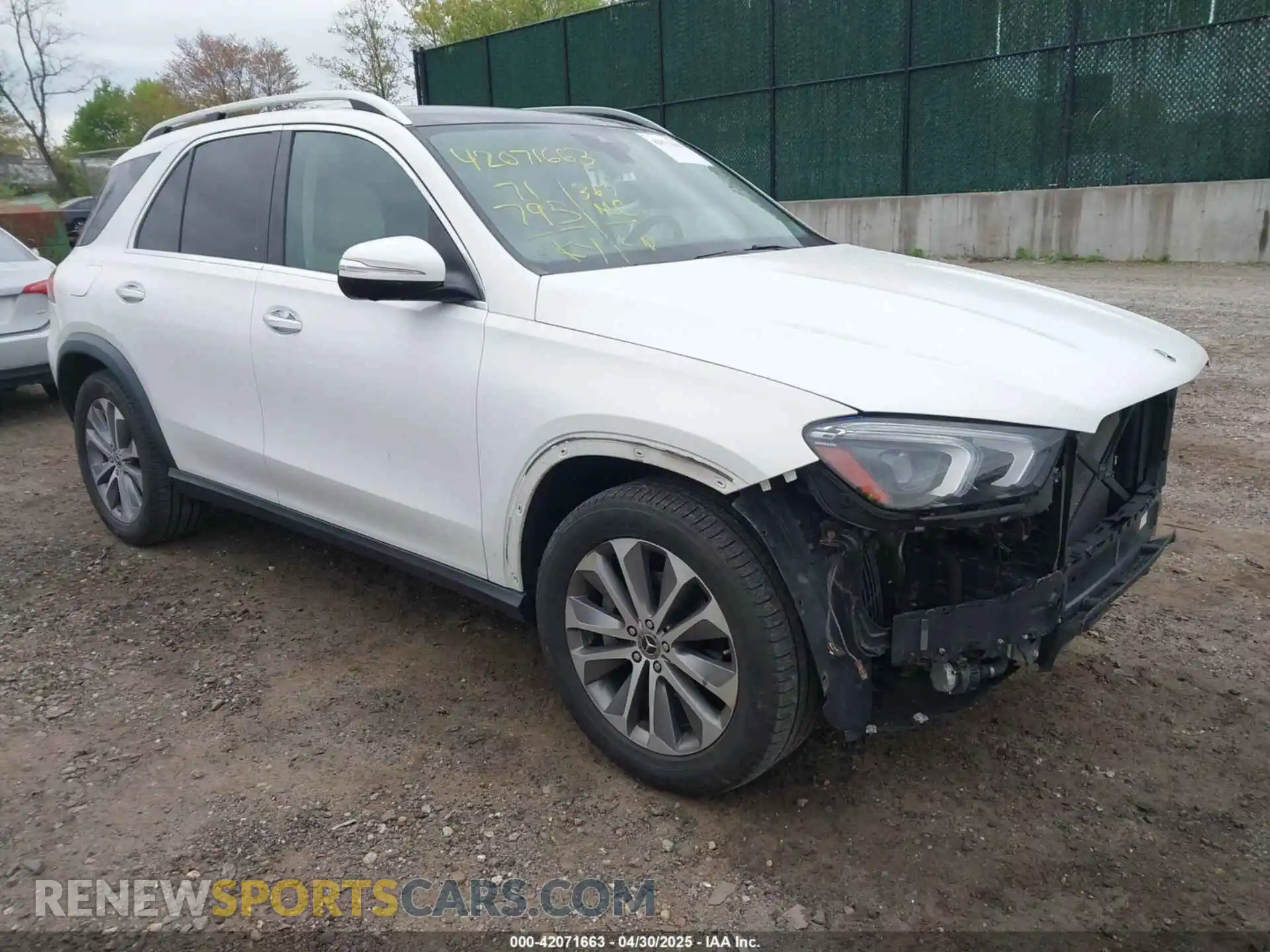 1 Photograph of a damaged car 4JGFB4KB5MA328147 MERCEDES-BENZ GLE 350 2021