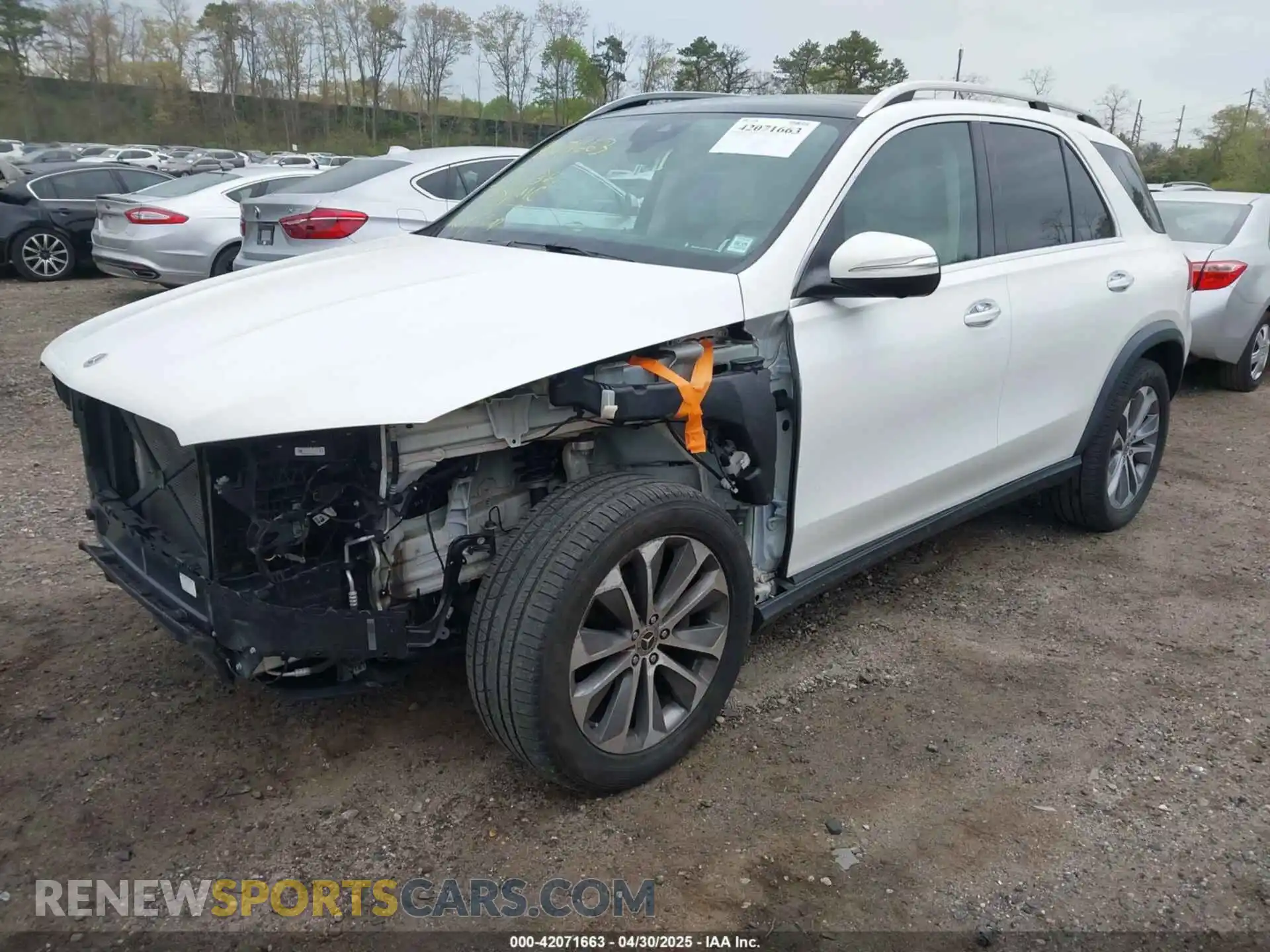 2 Photograph of a damaged car 4JGFB4KB5MA328147 MERCEDES-BENZ GLE 350 2021