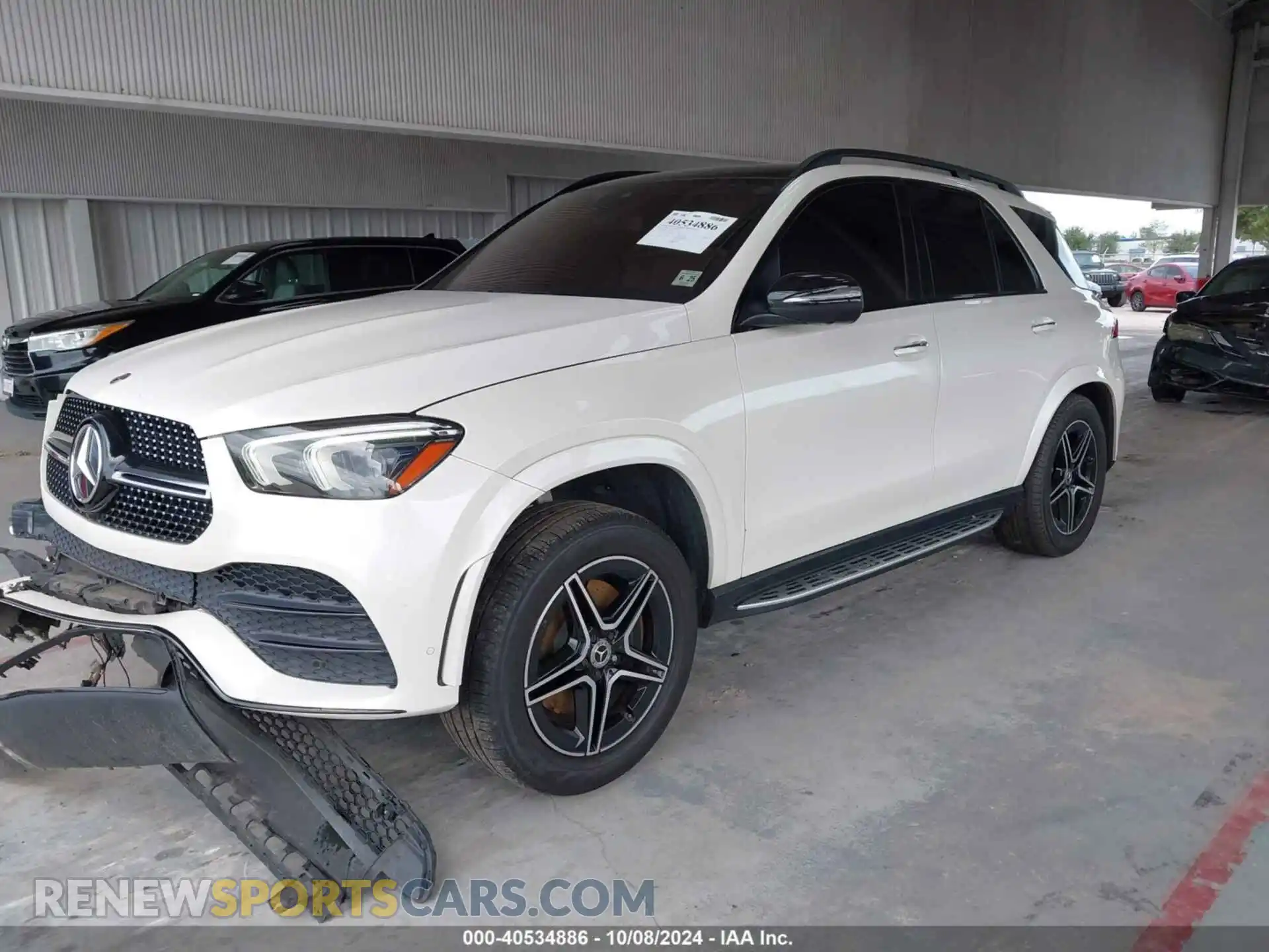 2 Photograph of a damaged car 4JGFB5KBXLA024669 MERCEDES-BENZ GLE 450 2020