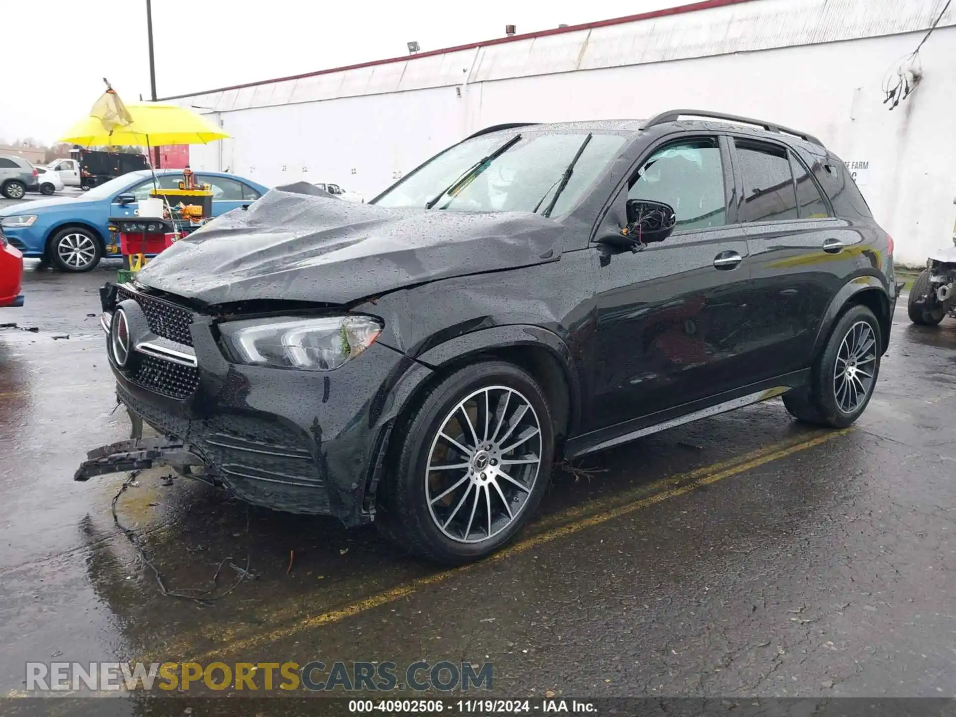 2 Photograph of a damaged car 4JGFB5KB4MA415933 MERCEDES-BENZ GLE 450 2021